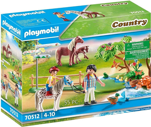 Playmobil Country 70512 Paseo En Poni Caballo