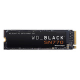 Disco Solido Ssd 1tb M.2 Wd Black Sn770 Nvme Gen4 Gamer