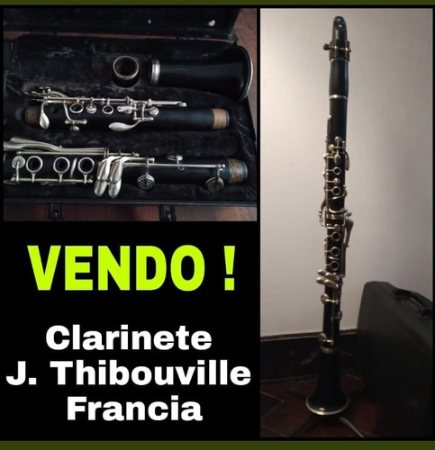 Clarinete Francés Marca J. Thibouville