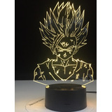 Lampara 3 D Led Gohan Dragon Ball Z 7 Colores + Envío