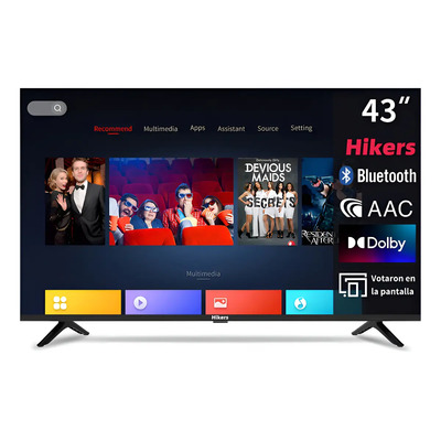 Hikers Android Smart TV LED 43 Pulgadas Led Fhd Con Dolby\u002F Aac | Meses sin interés
