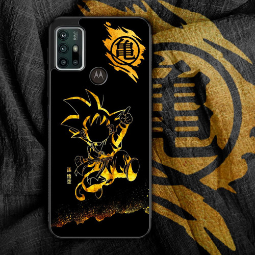 Funda Tpu Motorola Dragon Ball Golden Goku Todos Los Modelos