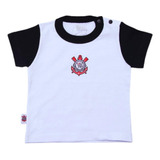 Camiseta Corinthians Infantil Bicolor Oficial