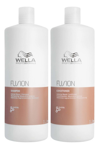 Kit Shampoo Y Acondicionador Wella Fusion 1000ml