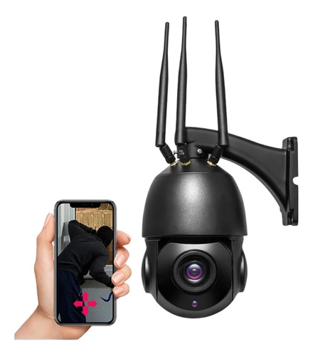 Kit De Vigilancia Cámara Wifi 1080p Hd 30x Zoom Óptico