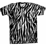 Camiseta Zebra Animal Print Adulto