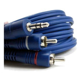 Cable Rca A Mini Plug 3.5 Reforzado Stereo 1.8mt L4563