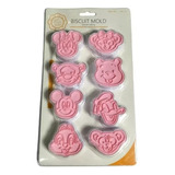 Cortador De Galletas Winnie Pooh Minnie Mickey Tigger 8 Pzs