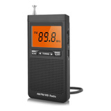 Mini Bocina Portátil De Radio Am/fm Con Conector Para Auric