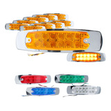 10 Plafon 12 Led Tipo Peter Laterales Remolque Caja Trailer