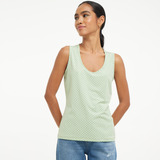 Top Mujer Ostu  Verde Poliéster 40220259-6650