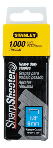 Grapa Para Engrapadora Manual 1/4 P/tr100,t Stanley Tra704t