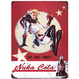 Cartel De Chapa Vintage  Nuka Cola , Cartel De Metal Re...