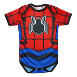Pañalero Bebé Hombre Araña Traje Disfraz Spiderman