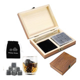 Conjunto De Piedras De Whisky Refrigerante, Caja De Madera