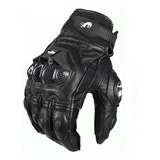 Guantes Furygan Piel De Cabra Protecciones Biker Moto /bici Color Negro Talla L