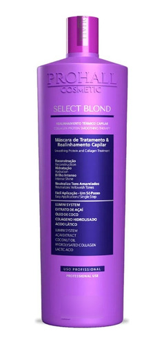 Prohall Realinhamento Térmico Select Blond 1000ml 