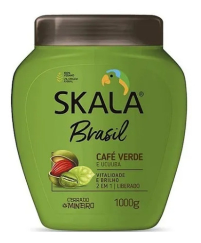 Skala Mascara Tratamiento Brasil Cafe Verde Vegano 1000g