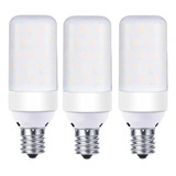 3piezas Bombilla Led Tipo Mazorca Candelabro Lámpara E17-12w