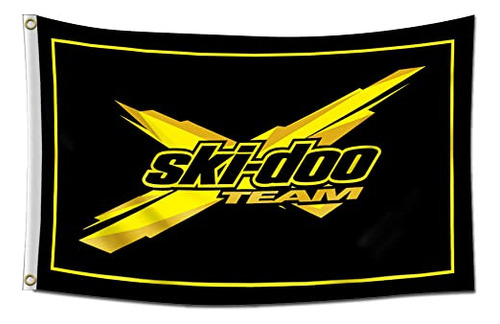 Ski Team Doo Banner Flag 3*5ft/150*90cm (hd Printing, D...