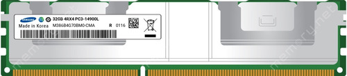 Memória Ram 32gb  Ecc Ddr3  - Pcl3-14900r Registrada Samsung