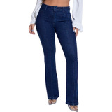 Calça Jeans Mulheres Baixas Petit Flare Feminina Biotipo 288