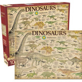 Rompecabezas De Dinosaurios Acuario Smithsonian Rompecabezas