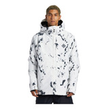 Campera Dc Snow Basis Print Hombre Snow Blanco