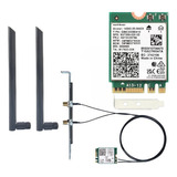 Antena E Placa Wifi 5g Bluetooth 4.0 6 Dbi Completo Desktop