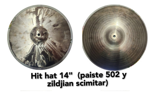 Hit Hat Paiste 502 / Zildjian Scimitar 14 