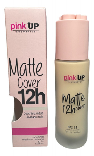 Maquillaje Liquido Matte Cover 12 Horas Pink Up