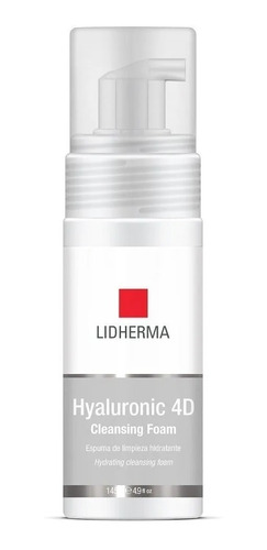Lidherma Hyaluronic 4d Cleansing Foam Espuma Limpieza Facial