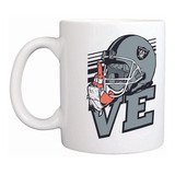 Taza Blanca Raiders Las Vegas. Love