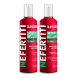 Shampoo Y Tratamiento Nefertiti Para Cabello Rojo Y Cobrizo
