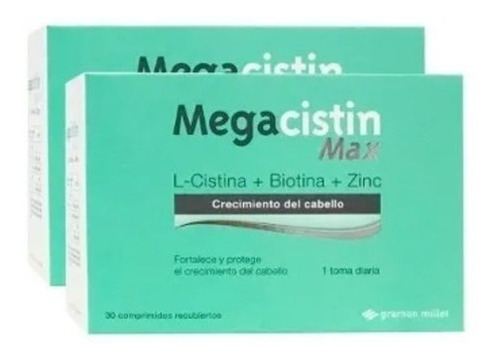 Megacistin Max Fortalecedor Anti Caida Cabello 60 Comprimido