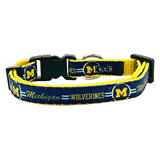 Accesorios Mascotas Colegiales Collar Gatos Michigan Wo...