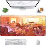 Mouse Pad Largo Anime Naruto Personajes Arte Chibi 30x70cm