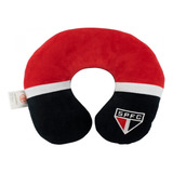 Pescoceira Fibra Escudo Time São Paulo Spfc 28x29 Cm Cor Vermelho