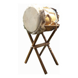 Instrumento Musical Tambora Sanjacintera. Soporte + Baqueta