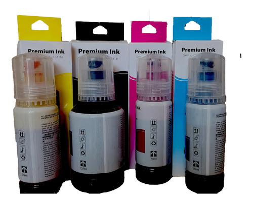 Tinta Compatible Para Epson T504 L4150 L6171 504 Pack 4