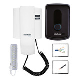 Kit Interfone Residencial Ipr 8010 Intelbras Com Cabo 25 Mts