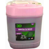 Shampoo Con Cera Espumante Para Autos 3d Wash N Wax 5 Galon