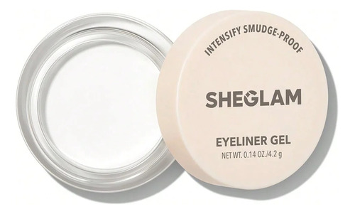 Sheglam Intensify Smudge-proof Eyeliner Gel Color Blanco Efecto Mate