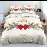 Cubrelechos  Navideños 5 Piezas Cama King