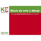 Block Marquilla Ke De 33.5x24cm C/20 Hojas Para Dibujo