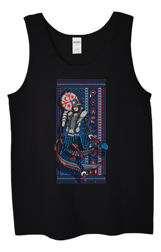 Polera Musculosa Pearl Jam Chile Mapuche Rock Abominatron