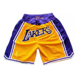 Shorts Basquet Nba Los Angeles Lakers Just Don Import Orig