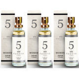 Kit 3 Perfumes Femininos N°5 15ml - Amakha Paris - Promoção