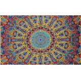 Sunshine Joy 3d Psychedelic Sunburst Tapestry Mantel Sábana 