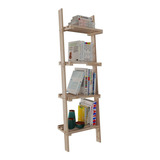 Estante Vertical Modelo Escada P/ Livros  4 Prateleiras